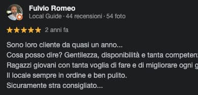 recensione 5 stelle barberia